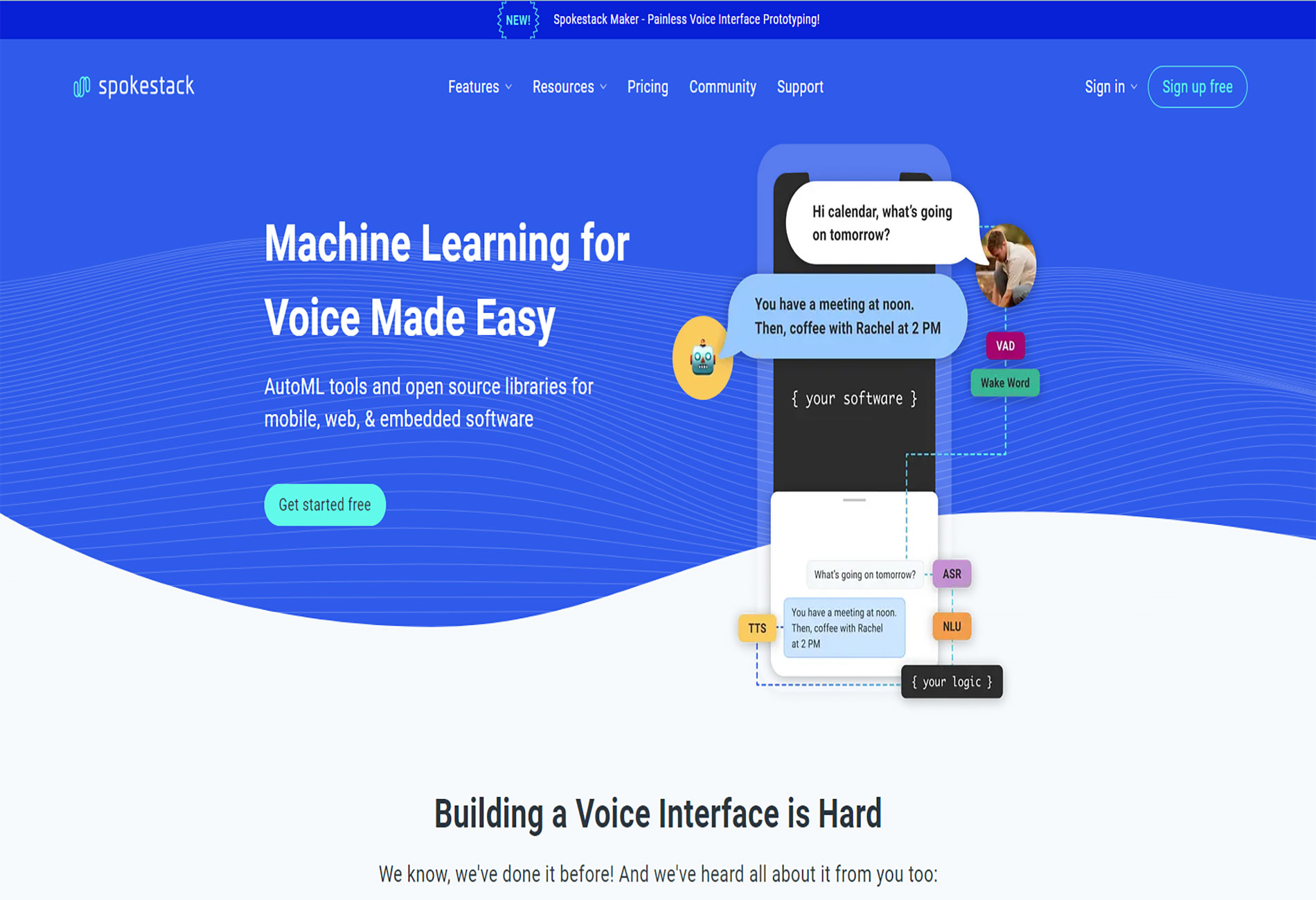 Spoke Stack - Voice AI Platform Web Development Project