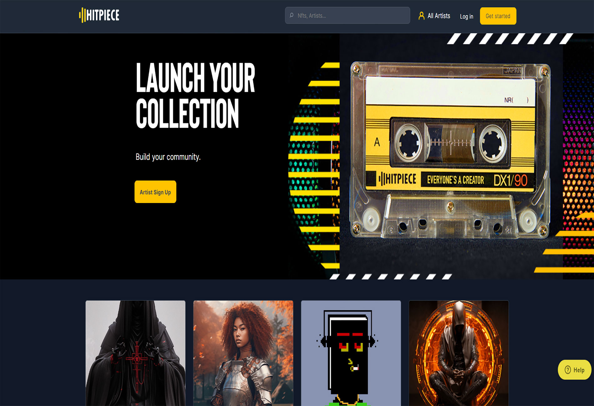 HitPiece - Launch Your Collection NFT Platform