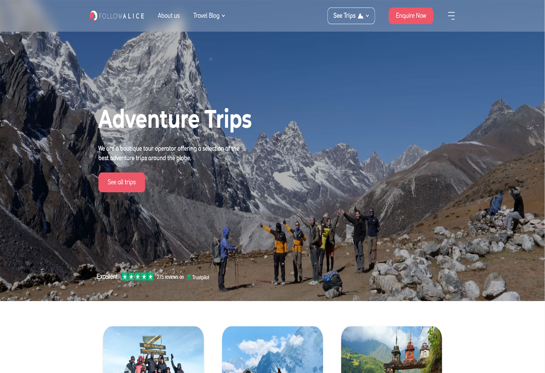 Follow Alice - Travel Booking Platform
