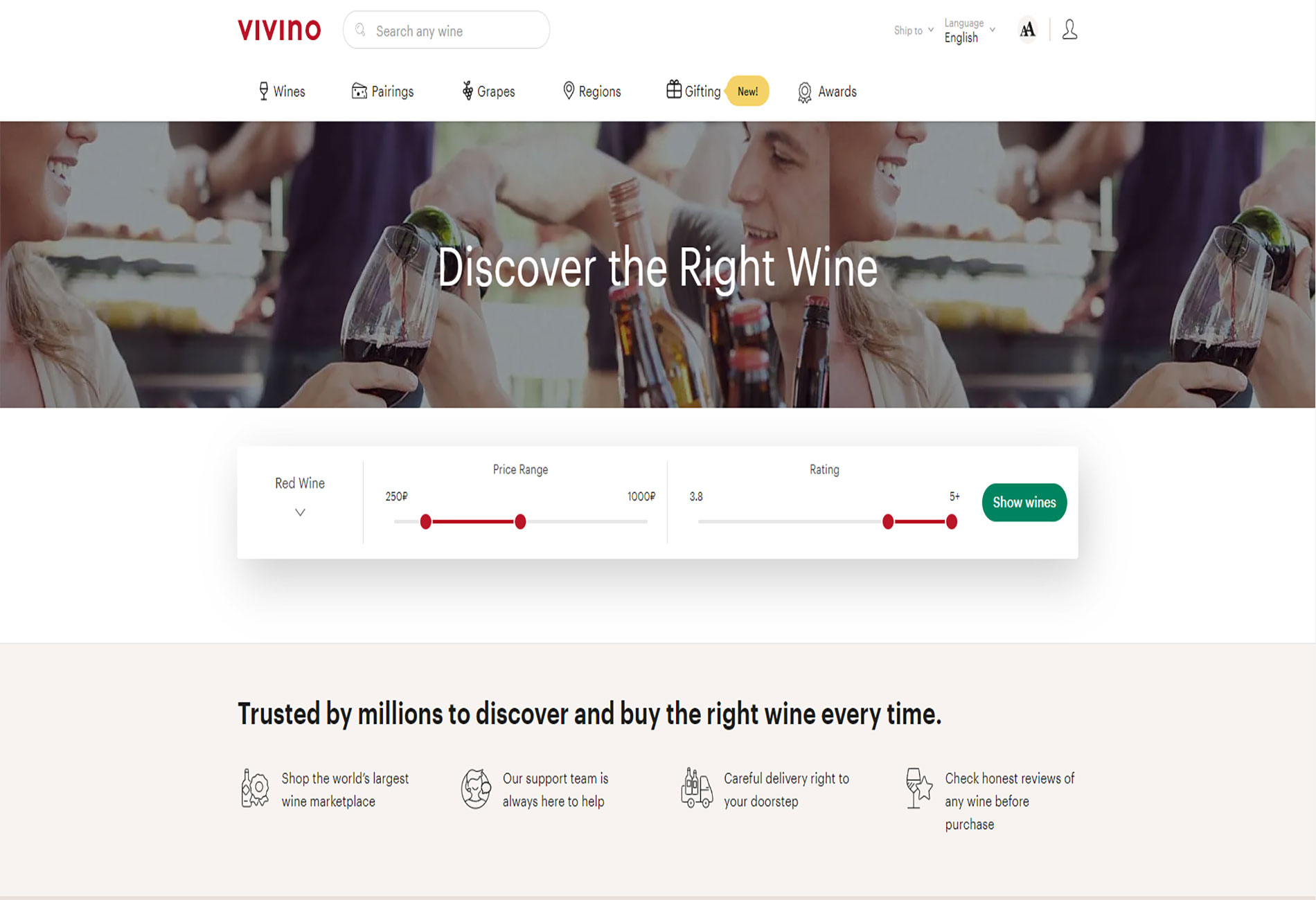 Vivino - Discover the Right Wine Marketplace