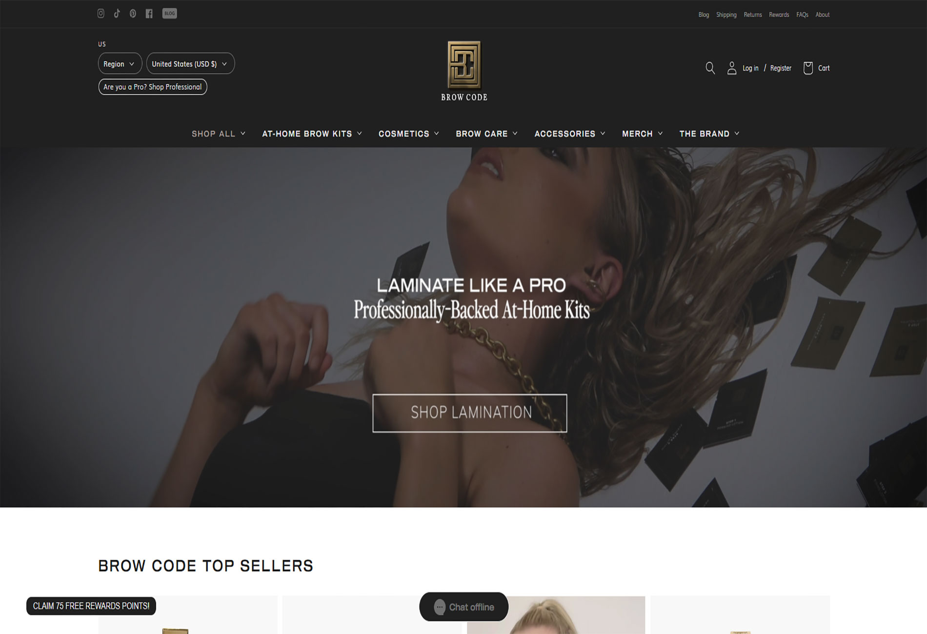 Brow Code - Beauty E-commerce Top Sellers